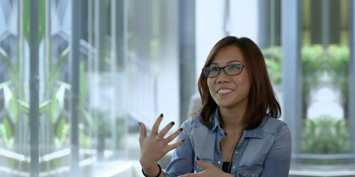 Abigail video testimonial screenshot. - play video